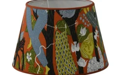 Mönstrade Lampskärmar < Hallbergs Melodi Lampskärm Ø30cm Orange Stig Lindberg