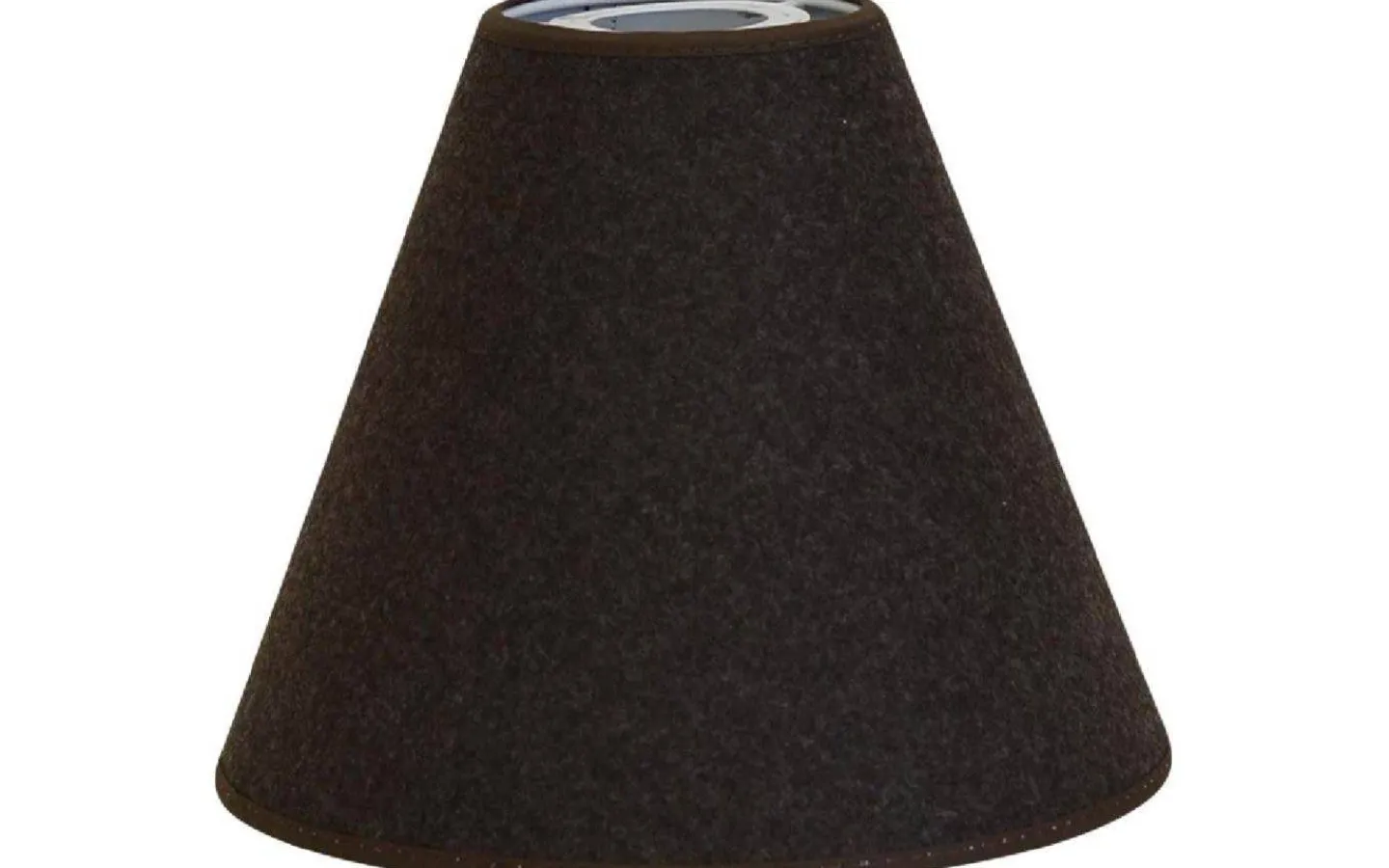 Toppringsskärmar < Hallbergs Melton Ull Toppringskärm Ø22cm Brun