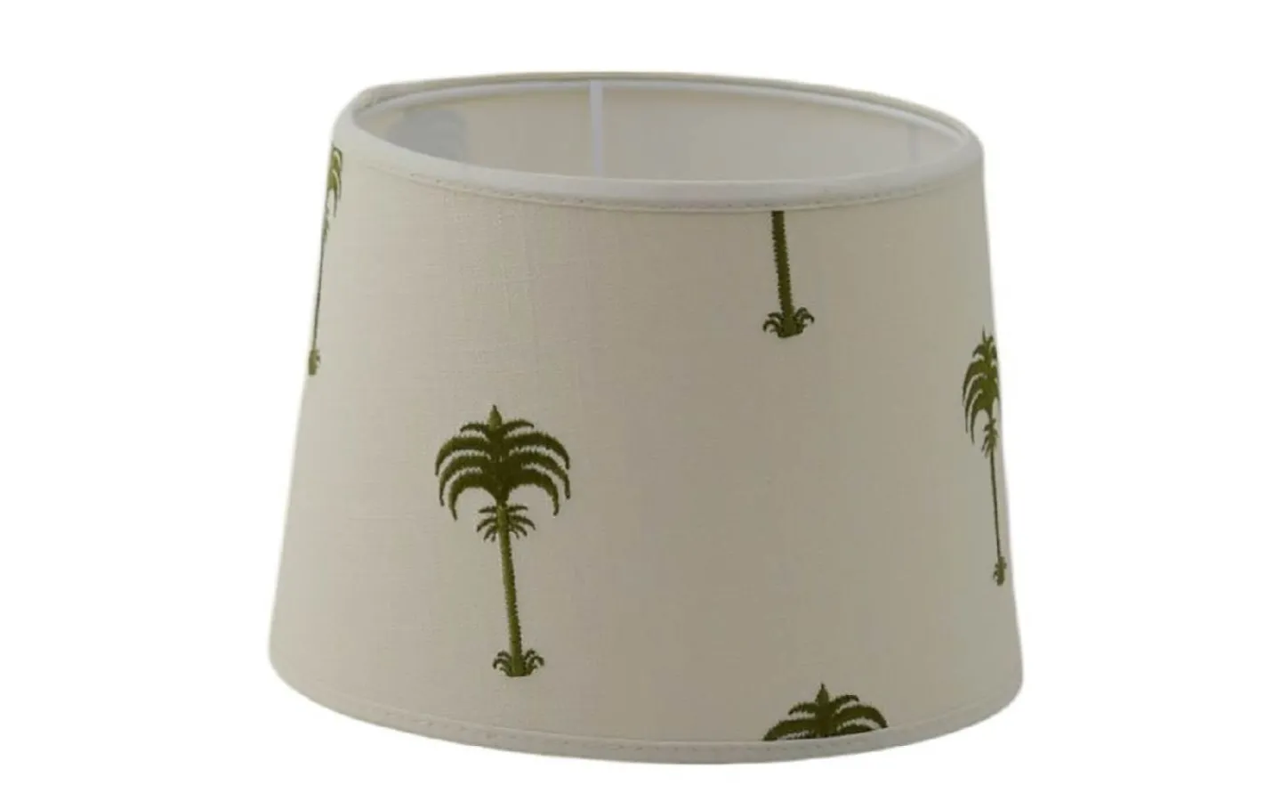 Mönstrade Lampskärmar < Hallbergs Menara Lampskärm Ø35cm Olive by Clark & Clark