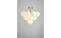 Sovrum|Hall & Trappa < Markslojd Merlot Plafond 56cm Mässing/Opal