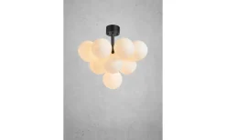 Hall & Trappa|Sovrum < Markslojd Merlot Plafond 56cm Svart/Opal