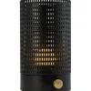 Ljuslyktor|Uppladdningsbara Lampor Inomhus < Dyberg Larsen Mesh Uppladdningsbar Lykta 20cm LED 2700K Svart/Mässing