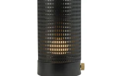 Ljuslyktor|Uppladdningsbara Lampor Inomhus < Dyberg Larsen Mesh Uppladdningsbar Lykta 20cm LED 2700K Svart/Mässing