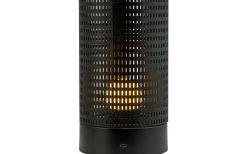 Ljuslyktor|Uppladdningsbara Lampor Inomhus < Dyberg Larsen Mesh Uppladdningsbar Lykta 20cm LED 2700K Svart/Mässing