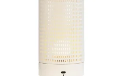 Ljuslyktor|Uppladdningsbara Lampor Inomhus-Dyberg Larsen Mesh Uppladdningsbar Lykta 20cm LED 2700K Vit/Mässing