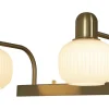 Badrum|Badrumslampor Vägg-Aneta Messina Skåpsbelysning 33cm Matt Mässing IP44