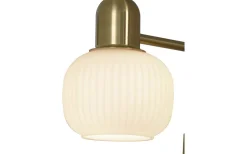 Badrum|Badrumslampor Vägg-Aneta Messina Skåpsbelysning 33cm Matt Mässing IP44