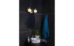 Badrum|Badrumslampor Vägg < Aneta Messina Spegelbelysning 35cm Krom/Vit IP44