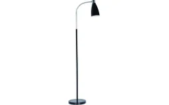 Golvläslampor < Oriva Metall Golvlampa 140cm Svart/krom