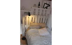Golvläslampor < Oriva Metall Golvlampa 140cm Svart/krom