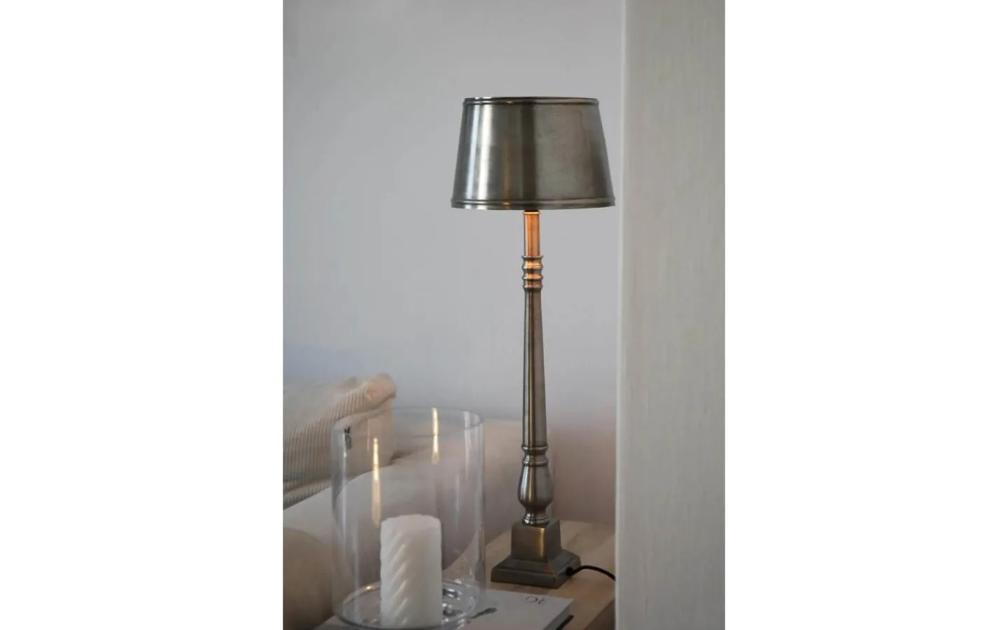 Bordslampor-Markslojd Metallo Bordslampa 66cm Silver