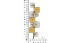 Lampetter < Mauro Ferretti Metro Vägglampa Glas 76cm Guld