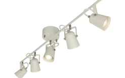 Avlånga Takspotlights|Takspot Med Minst 4 Lampor < Aneta Metz Takspotlight 99cm 5L Vit/Stål
