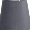 Enfärgade Runda Lampskärmar-PR Home Mia Lampskärm Ø20cm Sammet Grå