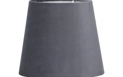 Enfärgade Runda Lampskärmar-PR Home Mia Lampskärm Ø20cm Sammet Grå