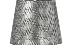 Enfärgade Runda Lampskärmar-PR Home Mia Lampskärm Hålad Silver Ø20cm