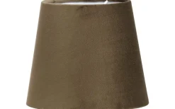 Enfärgade Runda Lampskärmar < PR Home Mia Lampskärm Sammet Ø24cm Brun