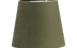 Enfärgade Runda Lampskärmar-PR Home Mia Lampskärm Sammet Ø24cm Grön