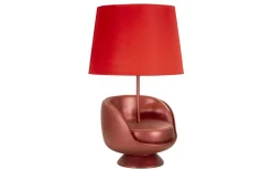 Bordslampor < Mauro Ferretti Midcentury Bordslampa 43cm Röd