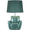 Bordslampor-Mauro Ferretti Midcentury Bordslampa 43cm Turkos