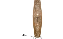 Golvlampor < Reality Miki Golvlampa 2xE27 brun/pappersgarn