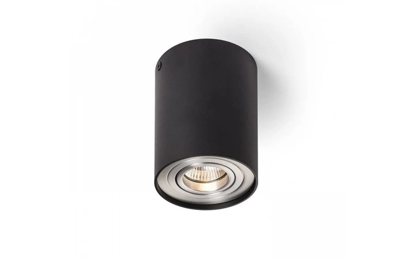 Takspot Med 1 Lampa < Rendl Milano I Takspotlight 9,5cm Svart/Aluminium