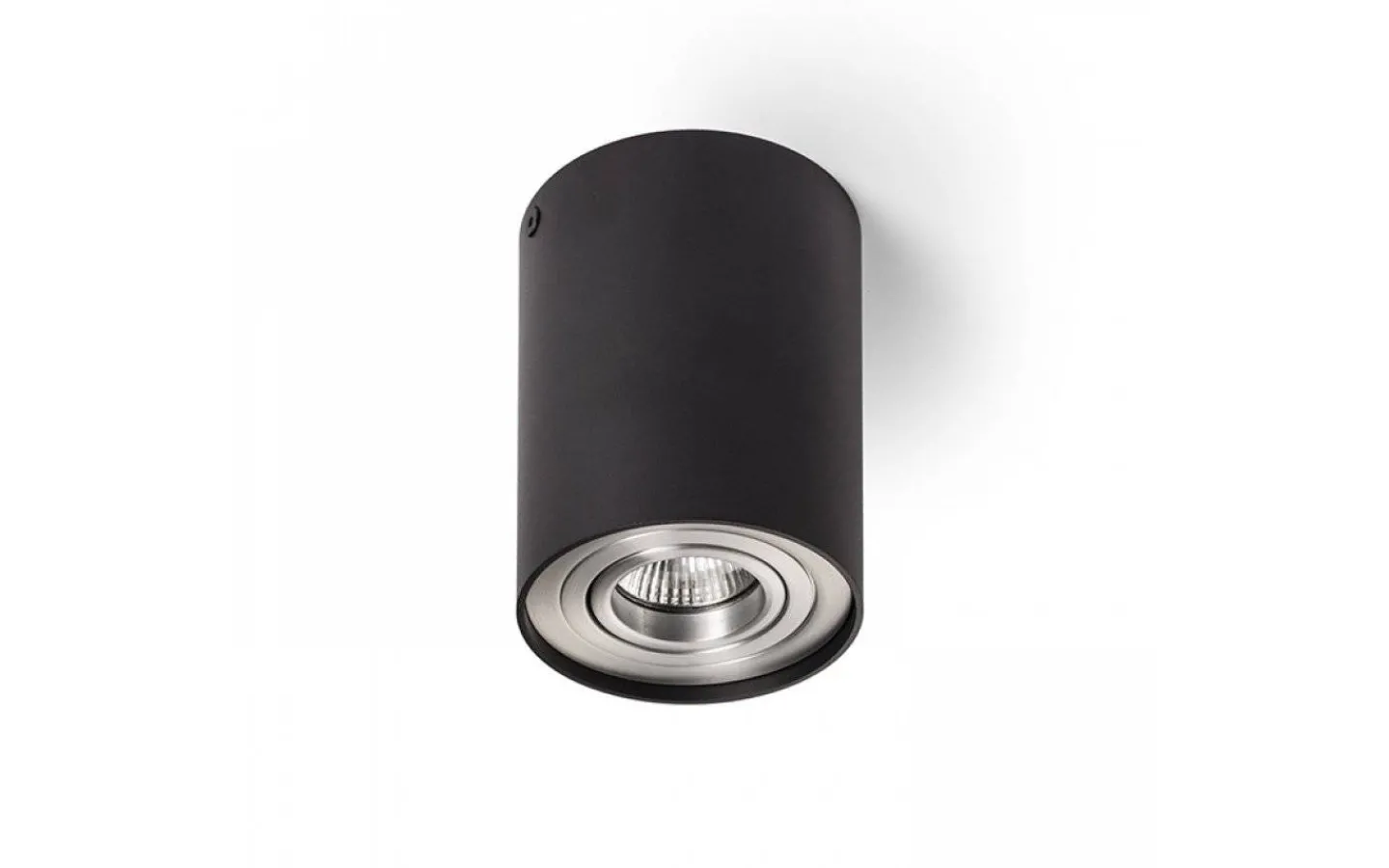 Takspot Med 1 Lampa < Rendl Milano I Takspotlight 9,5cm Svart/Aluminium