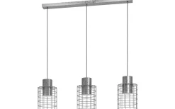 Kök & Matplats|Avlånga Taklampor-Eglo Milligan Taklampa 93cm 3L Galvaniserad