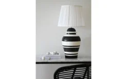 Lampfötter-Hallbergs Ming Lampfot 51cm Black Stripe