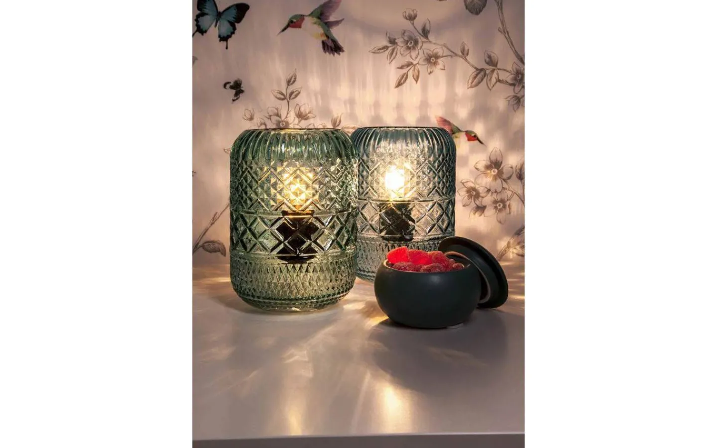 Vardagsrum|Bordslampor-Aneta Minna Bordslampa 18cm Grön