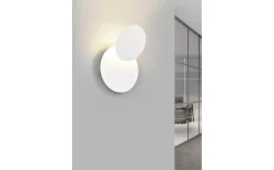 Lampetter < Trio Lighting Mio Vägglampa LED rund matt vit