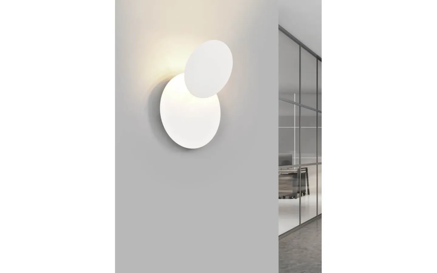 Lampetter < Trio Lighting Mio Vägglampa LED rund matt vit
