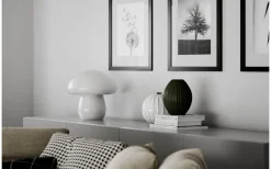 Bordslampor-By Rydens Mira Mushroom Bordslampa 30cm Vit