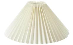 Plisserade Lampskärmar < Markslojd Mira Toppringskärm Ø32cm Offwhite