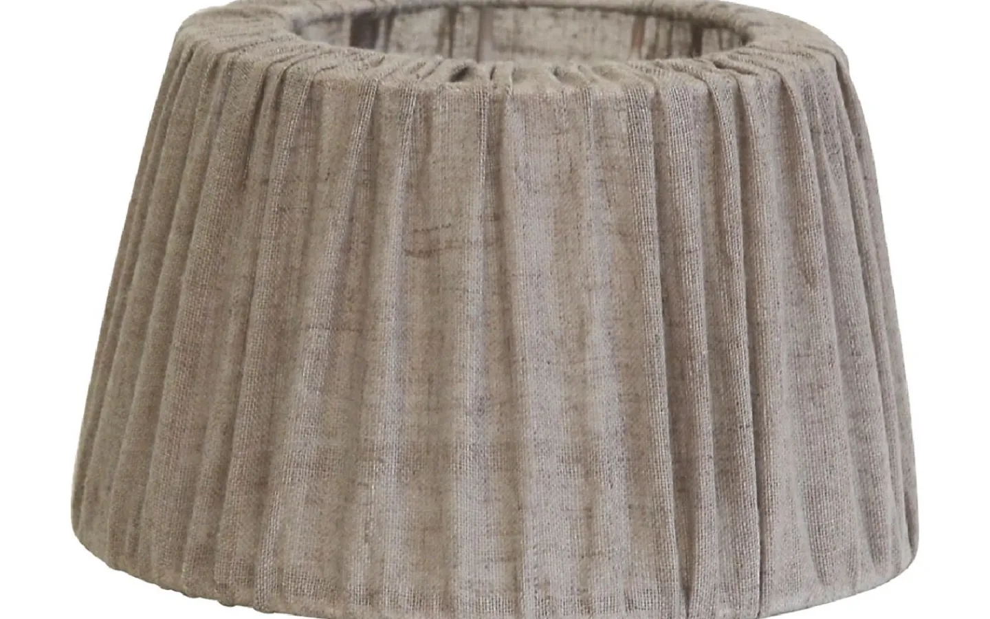 Plisserade Lampskärmar-Hallbergs Mirja Lampskärm Ø44cm Brun