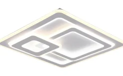 Plafonder-Trio Lighting Mita Plafond LED 51x51cm fyrkantig mattvit