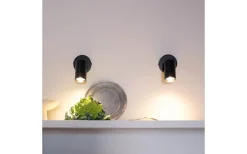 Takspot Med 1 Lampa-Dyberg Larsen Modern Takspotlight/Vägglampa Svart