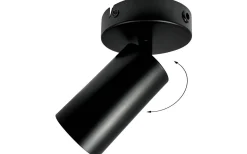 Takspot Med 1 Lampa-Dyberg Larsen Modern Takspotlight/Vägglampa Svart