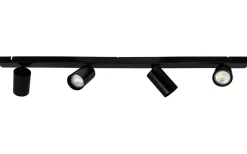 Avlånga Takspotlights|Takspot Med Minst 4 Lampor-Dyberg Larsen Modern Takspotlight/Vägglampa 95cm Svart