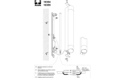 Badrumslampor Vägg < Aneta Modica Vägglampa med Uttag 68cm Krom IP44