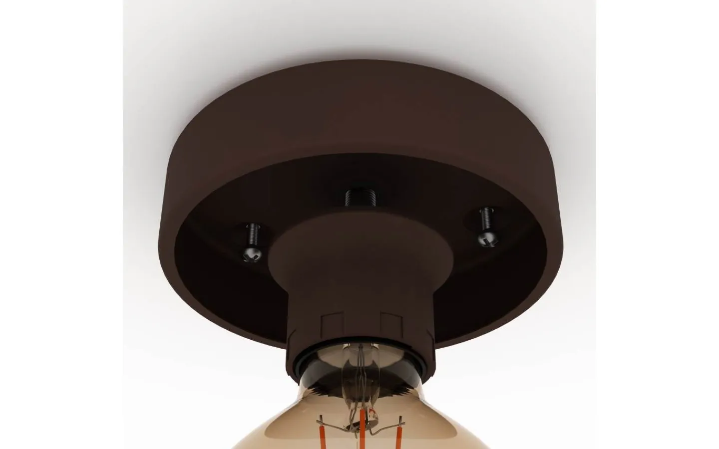 Plafonder < Eglo Mogano Plafond 40cm Brun