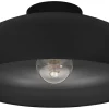 Plafonder < Eglo Mogano Plafond 40cm Svart