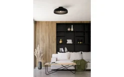 Plafonder < Eglo Mogano Plafond 40cm Svart