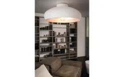 Plafonder-Eglo Mogano Plafond Ø40cm Vit