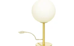 Vardagsrum|Bordslampor < Aneta Molekyl Bordslampa 27cm Mässing/Opal