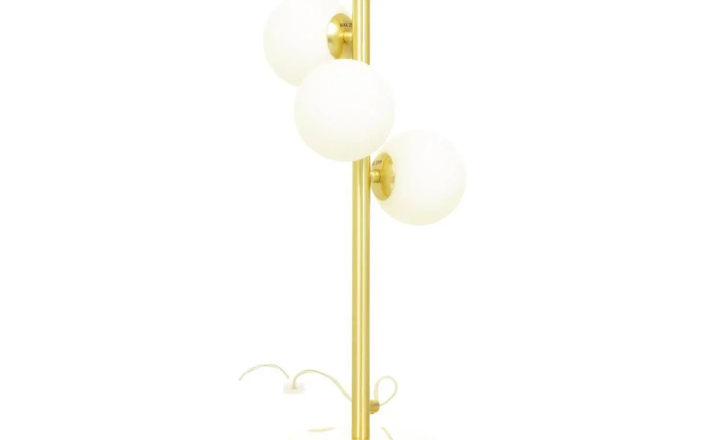 Bordslampor-Aneta Molekyl Bordslampa 46cm Mässing/Opal