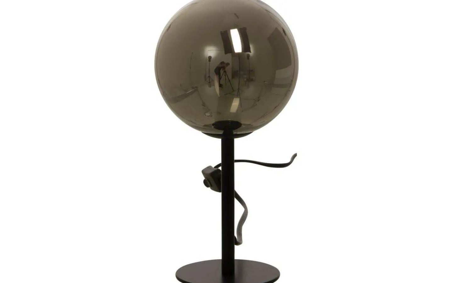 Vardagsrum|Bordslampor < Aneta Molekyl Bordslampa 27cm Svart/Rök