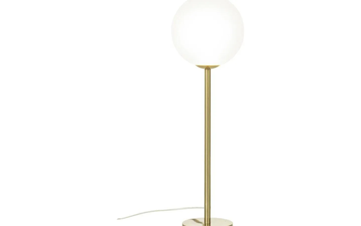 Vardagsrum|Sovrum-Aneta Molekyl Bordslampa 1L 43cm Mässing/Opal