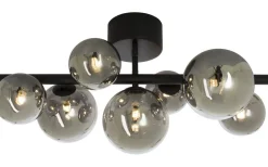 Hall & Trappa|Sovrum < Aneta Molekyl Plafond 58cm Svart/Rök