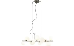 Avlånga Taklampor|Kök & Matplats < Aneta Molekyl Taklampa 85cm Tenn/Vit